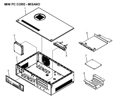 ATM Ersatzteile NCRMINI PC CORE - MISANO 445-0727528