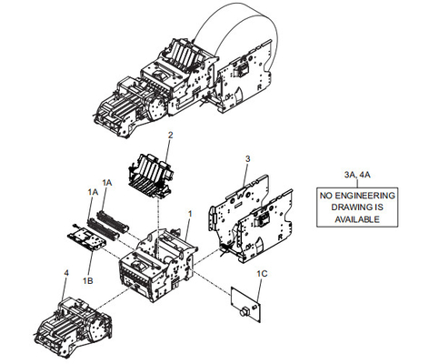 ATM-Ersatzteile STIRLING 2ST RECEIPT PRINTER (zweifache Rolle)