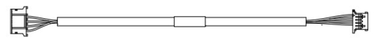 ATM-Maschinenteile 445-0743832 LVDS POWER HARNESS, 1200MM