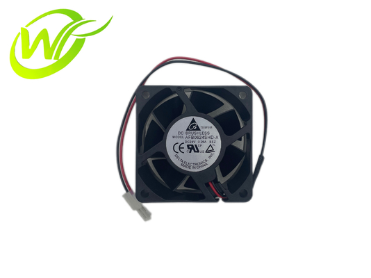 NCR 0090010028 ATM Ersatzteile Elektronische Komponente Lüfter 60x60x25 DC 24V 0,26A 2 Drähte