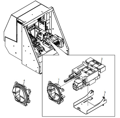 ATM-Ersatzteile NCR Smart Dip Reader