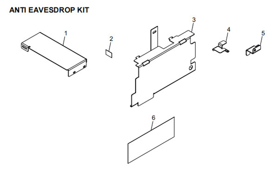 ATM-Ersatzteile NCRANTI EAVESDROP KIT