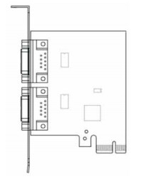 ATM-Ersatzteile NCR 009-0030956 RS232 PCIE X 1 ADD-IN CARD