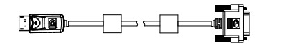 ATM-Ersatzteile NCR 445-0764368 Anzeigeport zum DVI-D weiblichen Adapter