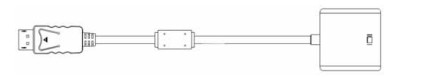 ATM-Ersatzteile 009-0031261 Anzeigeanschluss zu VGA-FEMALE-Adapter