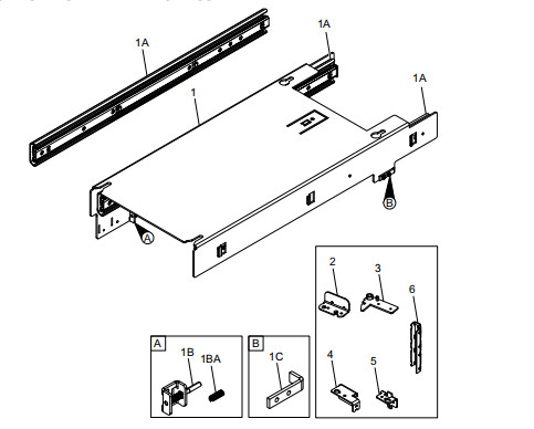 ATM-Ersatzteile S2 DISPENSER RETRACTION ASSEMBLY RA 445-0726393