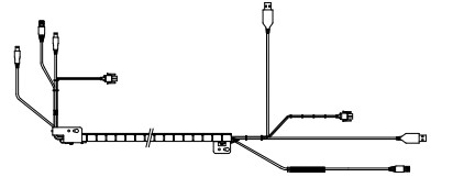 ATM-Ersatzteile 445-0758254 HARNESS S2 DISPENSER 6627 (SNR)