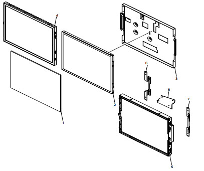 ATM-Ersatzteile 15 Zoll-Display 009-0031057