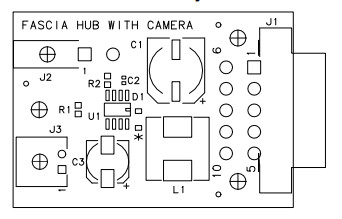 ATM-Ersatzteile NCR 445-0711787 FASCIA HUB mit Kamera