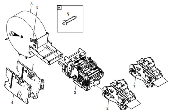 Notwendige ATM-Ersatzteile RECEIPT PRINTER