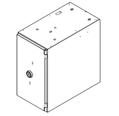 ATM-Ersatzteile CEN 3 ENCLOSURE 445-0761012 6623/27 CEN 3 GAS EX A2P A3E ENCLOSURE R/A bemalt