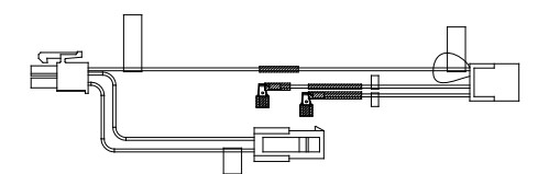 ATM Ersatzteile 445-0733567 IFD2 MCRW SHORT LINKER HARNESS, 0,08M