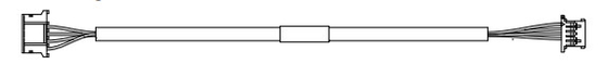 ATM-Maschinenteile 445-0751009 LVDS SONLIGHT POWER HARNESS, 1200MM
