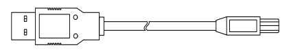ATM-Maschinenteile 009-0021027 USB-Kabel vom Typ A zum Typ B Hochgeschwindigkeit (480MBPS) (2000MM)