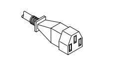 ATM-Maschinenteile 009-0025174 IEC-Steckkabel, 10 AMP, 2500 mm