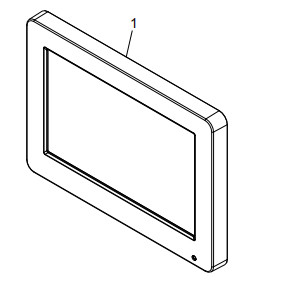 ATM-Maschinenteile KOMPACT OPERATOR-PANEL 445-0753129 Anzeige - 7 Zoll COP