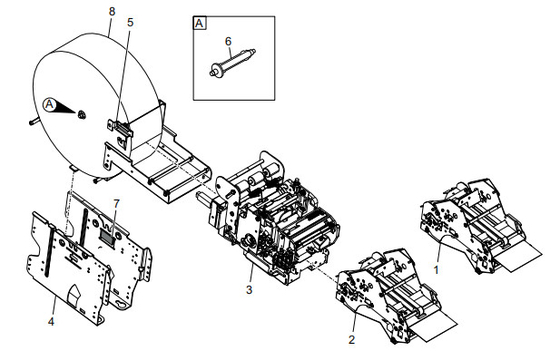 ATM-Maschinen-Teile RECEIPT Drucker 009-0023827