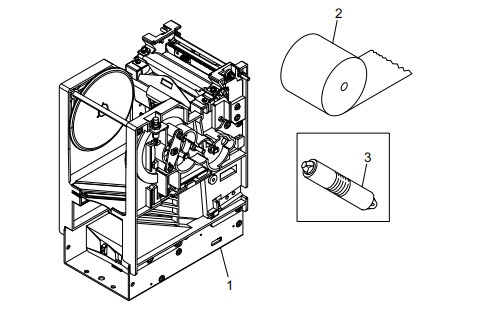 Teilteile von Geldautomaten THERMAL JOURNAL PRINTER 009-0023876