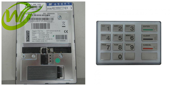 Tastatur 49-216680-717A 49216680717A ATM-Maschinen-Teile Diebold EPP5