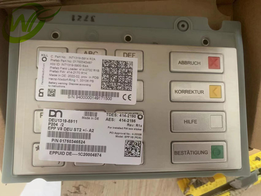 175-0346524 Wincor Ersatzteile ATMs Tastatur 1750346524 PPE V8